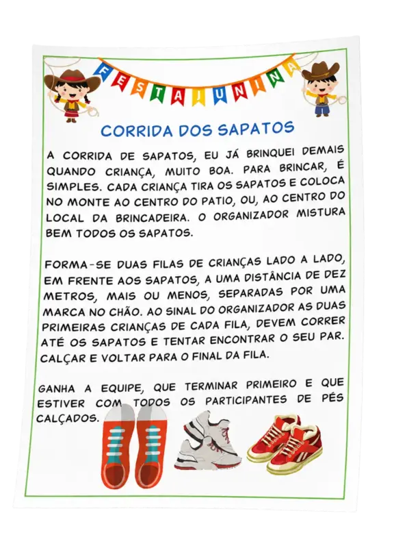 Brincadeiras juninas