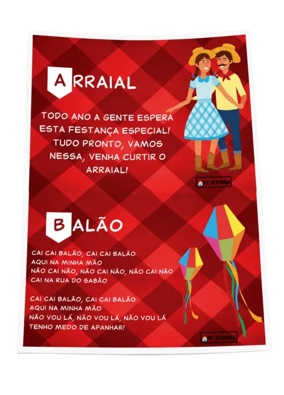 Alfabeto com texto